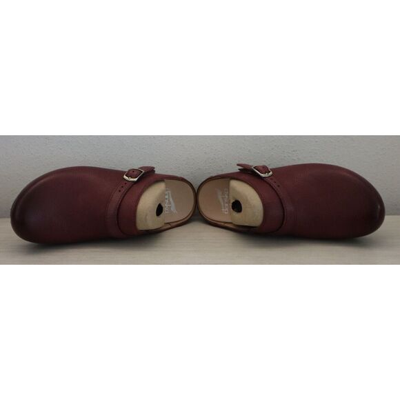 Dansko 9421-257800 Women's Sz 37 US 6.5-7 Ruby Berry Milled Burnished Mules - Picture 14 of 16